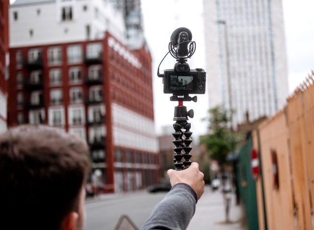 Piece-to-camera rehearsal